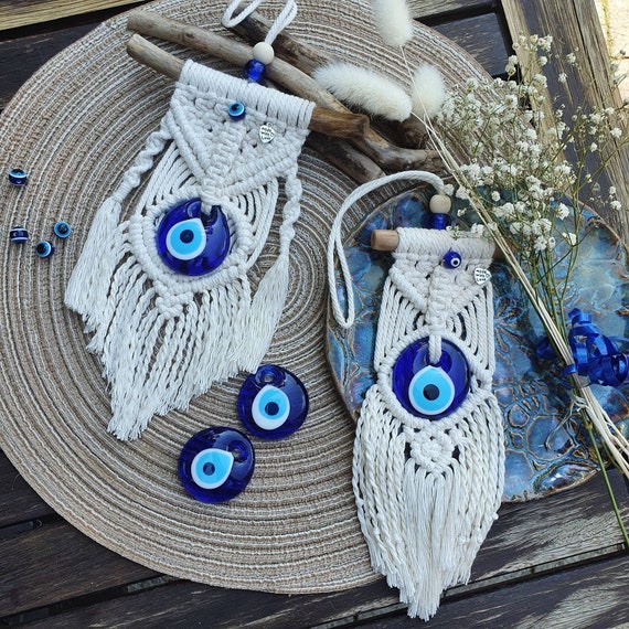 7 Türkisches Evil Eye Glas griechisches Mati Auge Nazar Amulett