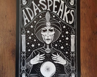 Ada Speaks A4 print