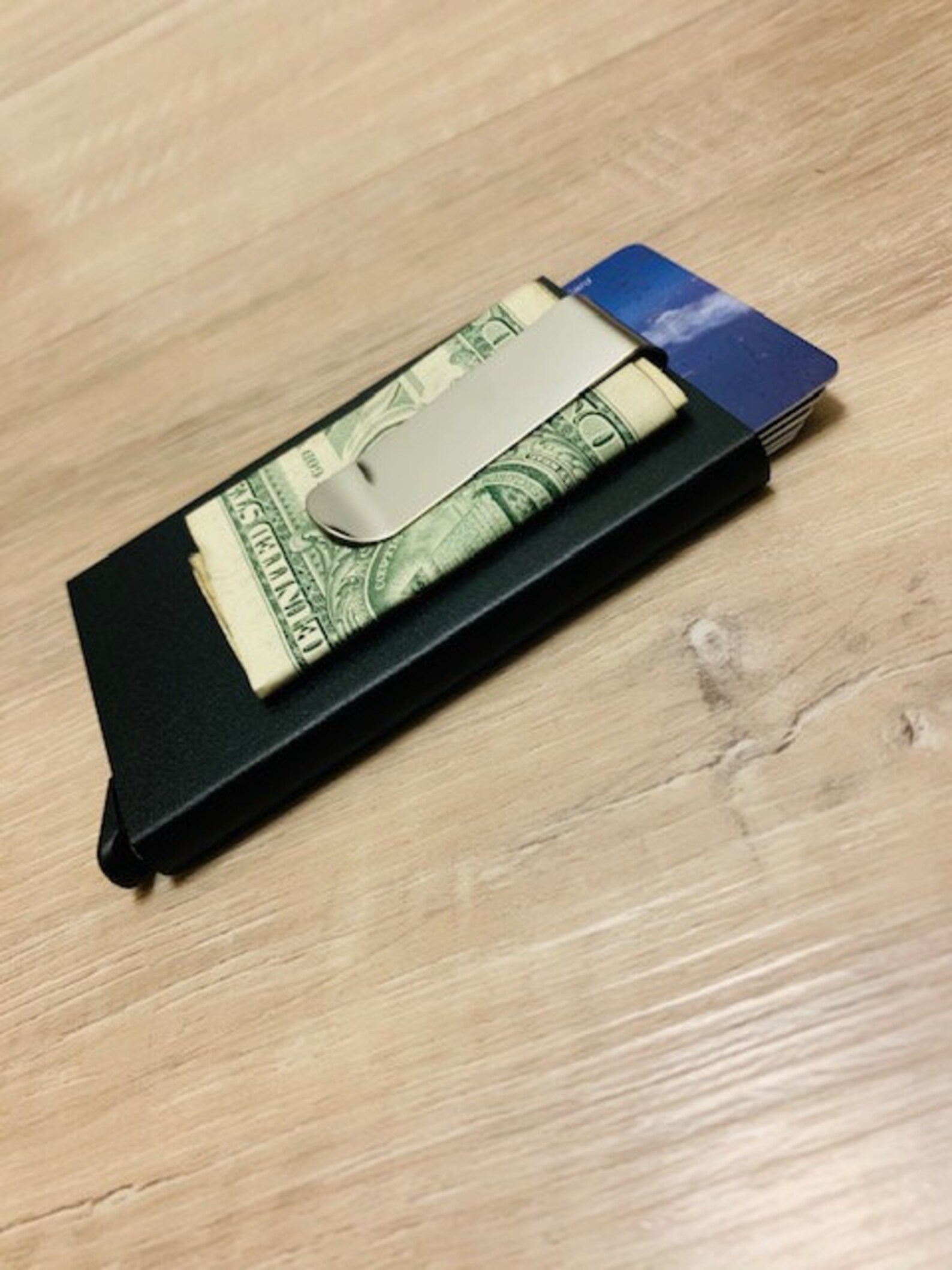 Aluminum RFID Blocking Pop Up Card Holder Minimalist Wallet Etsy