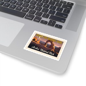 Arches National Park Sticker: Glossy Vinyl Decal, Nature Lover Gift