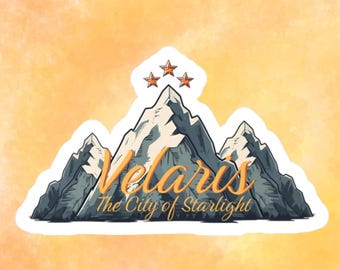 Velaris City of Starlight Sticker: ACOTAR Night Court Sticker