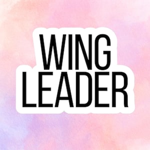 Fourth wing sticker, Wing Leader Sticker, Iron Flame, Onyx Storm, Rebecca Yarros, The Empyrean