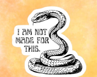 Daughter of No Worlds Sticker, Snake,  Carissa Broadbent