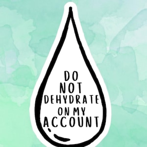 Do Not Dehydrate on my Account sticker, Onyx Storm, Tairn Sticker, Fourth Wing, Iron Flame Sticker, Rebecca Yarros, The Empyrean Sticker
