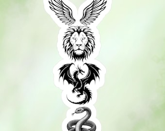 Ruthless Boys of the Zodiac, Dark Fae Sticker, Elise Tattoo Sticker, Zodiac Academy Sticker, Caroline Peckham, Susanne Valenti