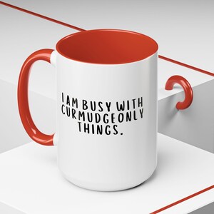 Curmudgeonly Things Mug: Fourth Wing Inspired Coffee Cup image 2
