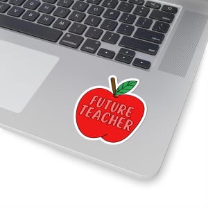 Future Teacher Sticker, Apple Teacher Sticker, Teaching Major, Education Major