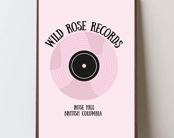 Wild Rose Records - Wild Love, Wild Eyes, Wild Side, Wild Card,  Elsie Silver digital download printable poster