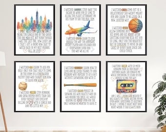 Windy City Series Posters, Rewind It Back Poster, pdf digital download