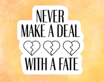 Once Upon a Broken Heart Sticker, OUABH