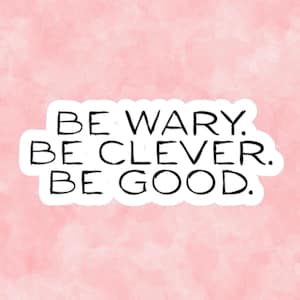 Be Wary, Be Clever, Be Good, One Dark Window Sticker, Two Twisted Crowns, Shepherd King, Rachel Gillig