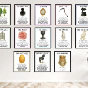 One Dark Window posters, Providence cards posters, Two Twisted Crowns, Rachel Gillig posters, PDF files, three styles