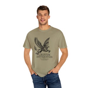 Griffin Antiquities T-Shirt: Crescent City Inspired Design