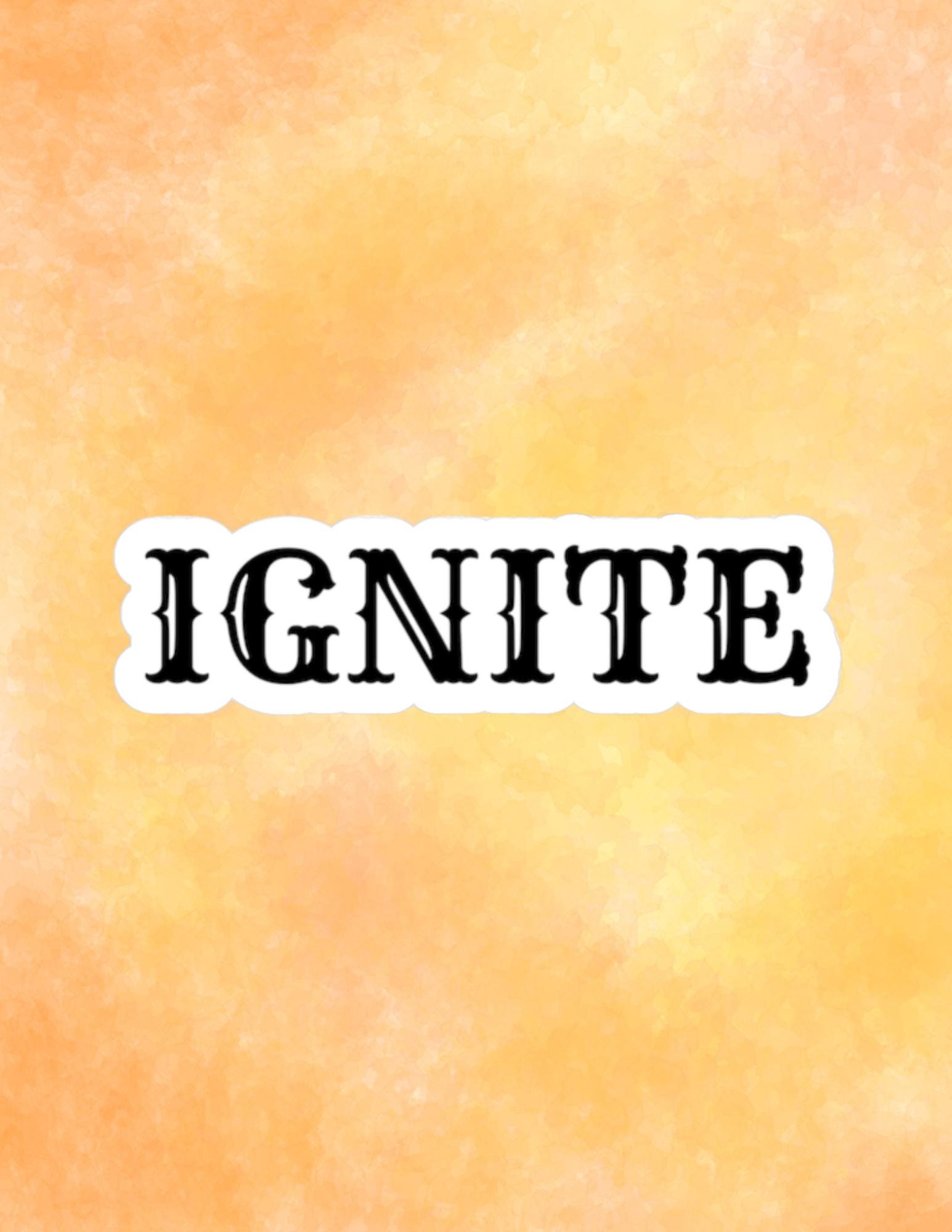 Ignite Shatter Me Series Sticker - Etsy