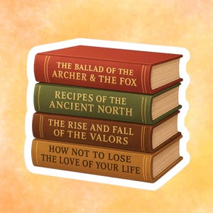 OUABH book stack, Ballad of the Archer and the Fox, Caraval, Stephanie Garber