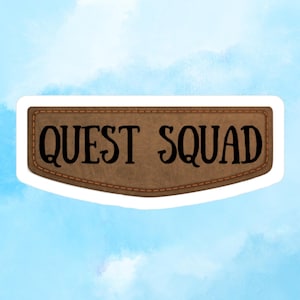 Quest Squad sticker, Onyx Storm Sticker, Iron Flame Sticker, Fourth Wing Sticker, Rebecca Yarros, The Empyrean Sticker