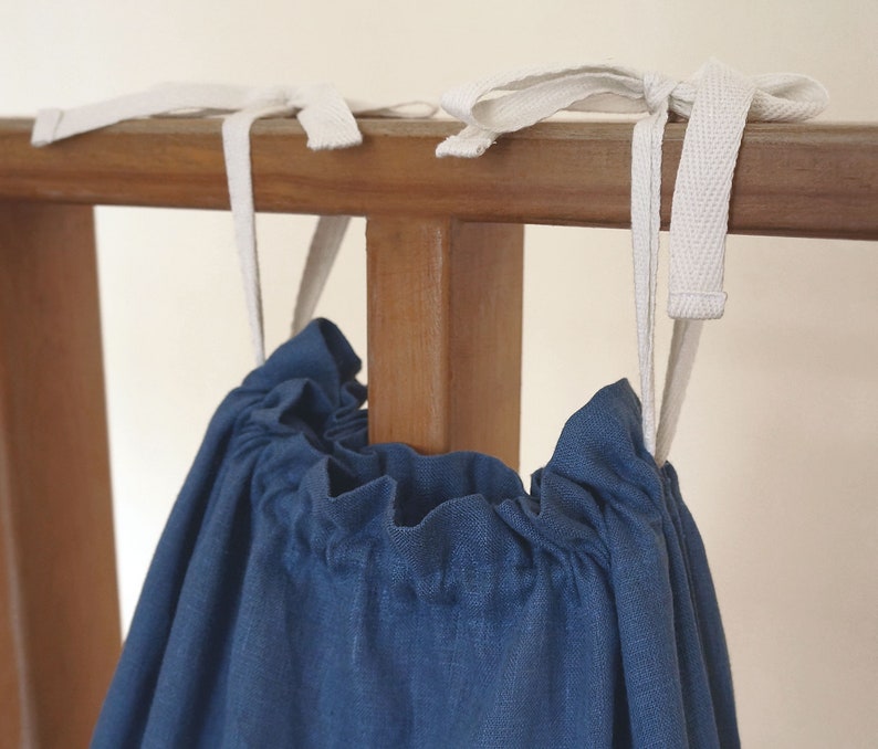 Linen Laundry Bag. Large Linen Storage Bag. Etsy