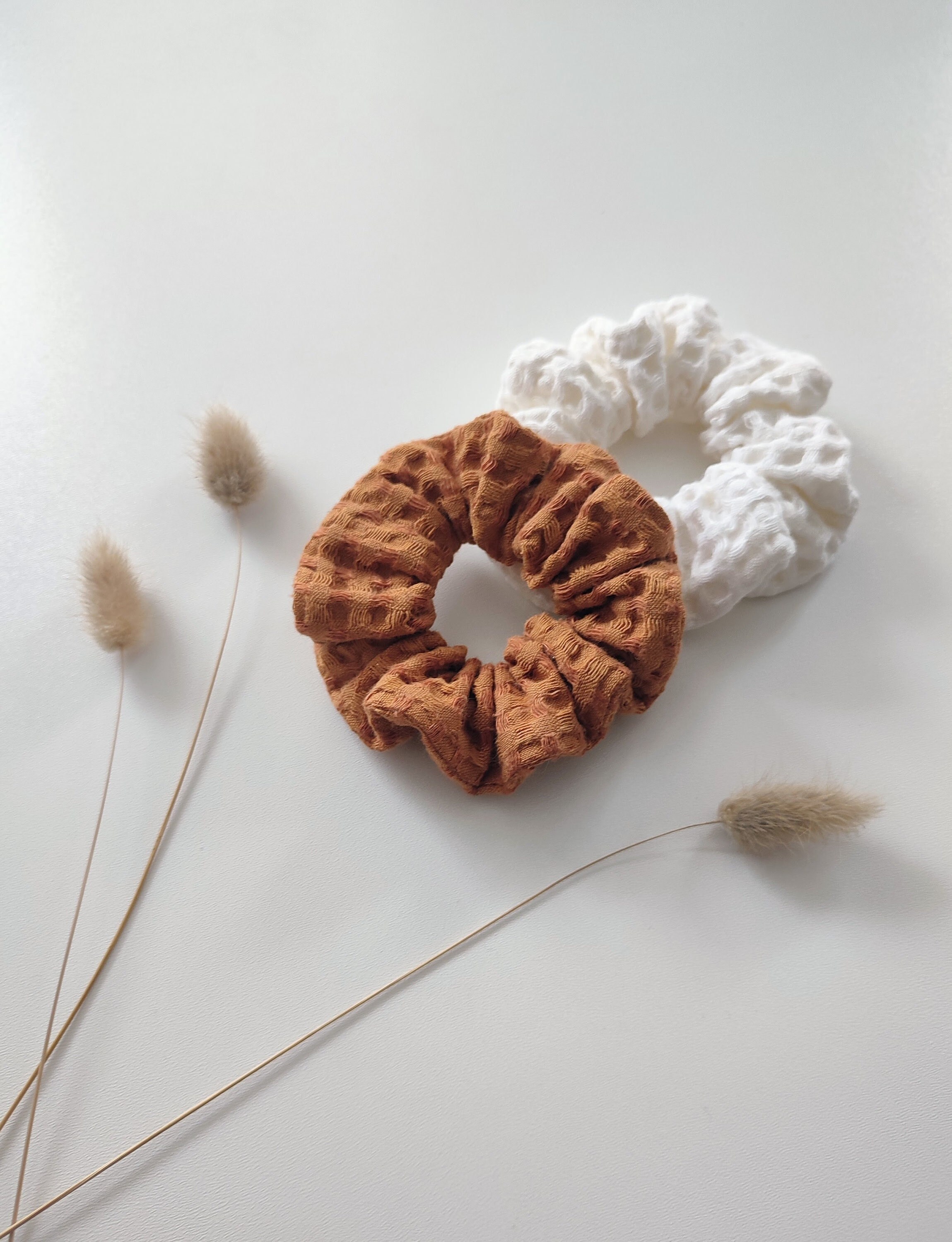 How luxurious it is to have a scrunchie made from the iconic