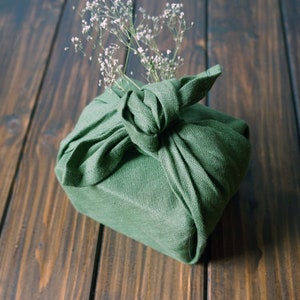 Linen Furoshiki Reusable Gift Wrap image 7