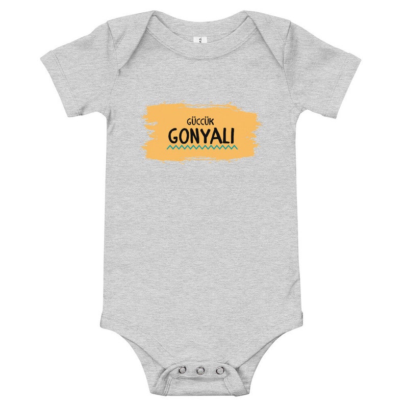 Kids/' Unisex Clothing Turkish Baby Guccuk Gonyali Funny Turkish Bodysuit Cute Turkish Baby Clothing Konya Short-sleeve Bodysuit