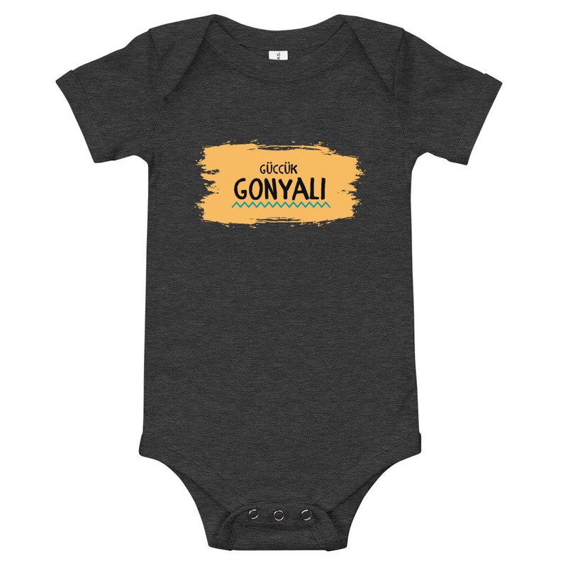 Kids/' Unisex Clothing Turkish Baby Guccuk Gonyali Funny Turkish Bodysuit Cute Turkish Baby Clothing Konya Short-sleeve Bodysuit