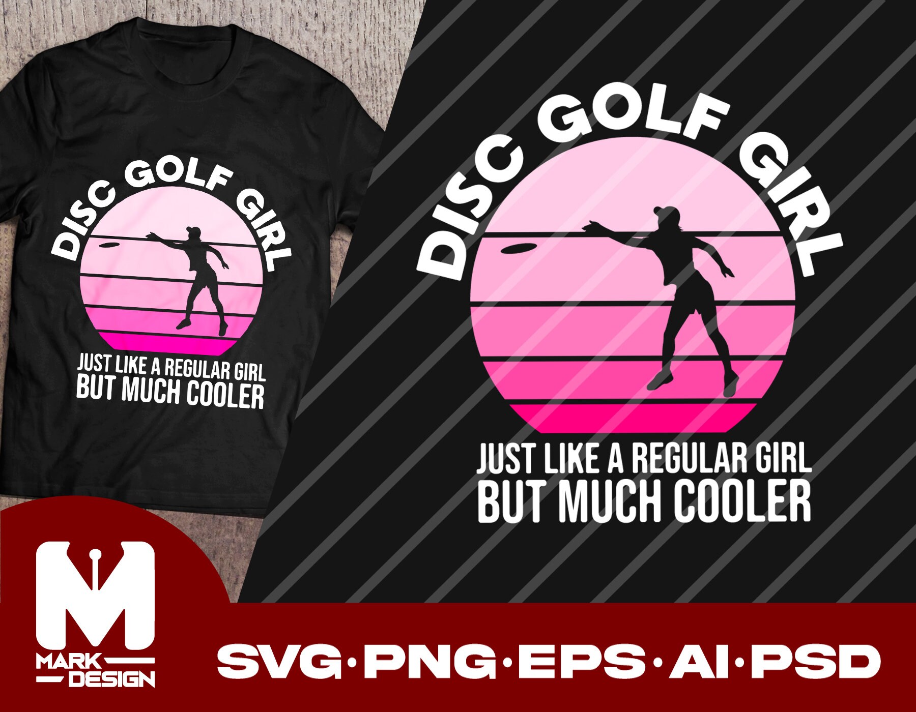 Disc Golf Svg Cool Disc Golf Girl Svg Design for Cricut Etsy Singapore