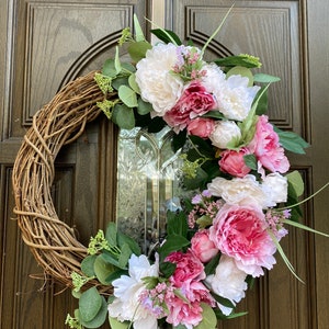 Floral Grapevine Wreath