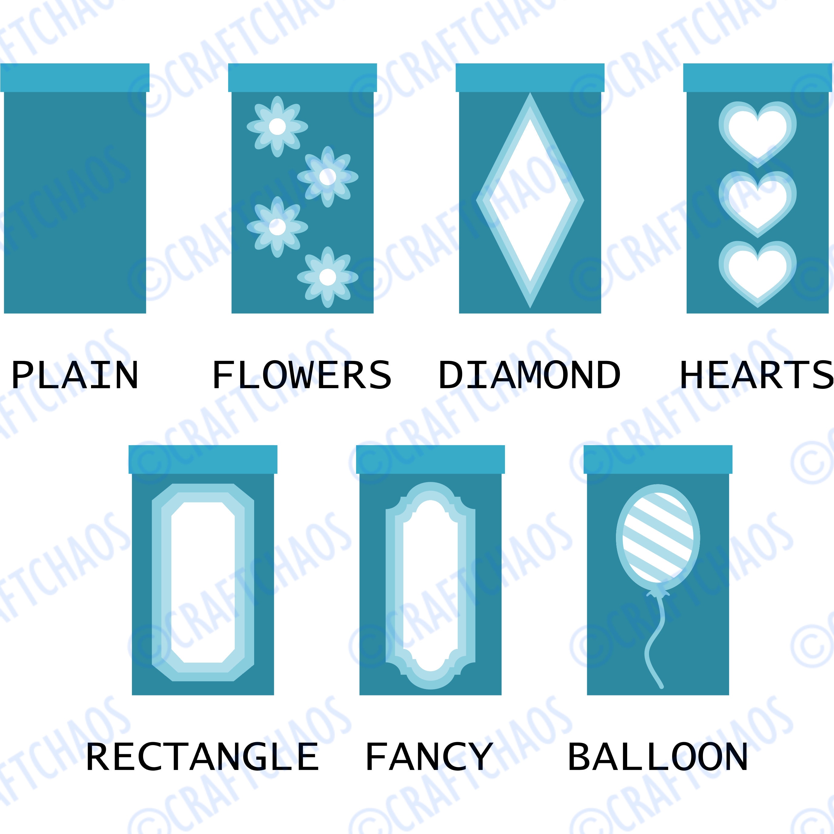 Gin Glass Presentation Box 02 Template 7 Designs Vectors Svg/pdf/png