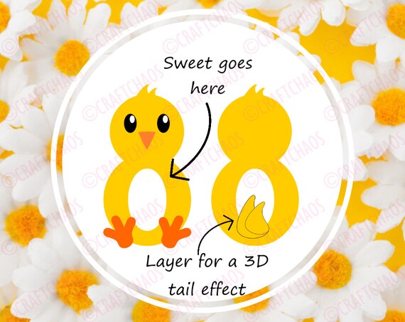 Chick Sweet Holder Kinder Egg, Creme Egg Easter Vector Svg/pdf/png