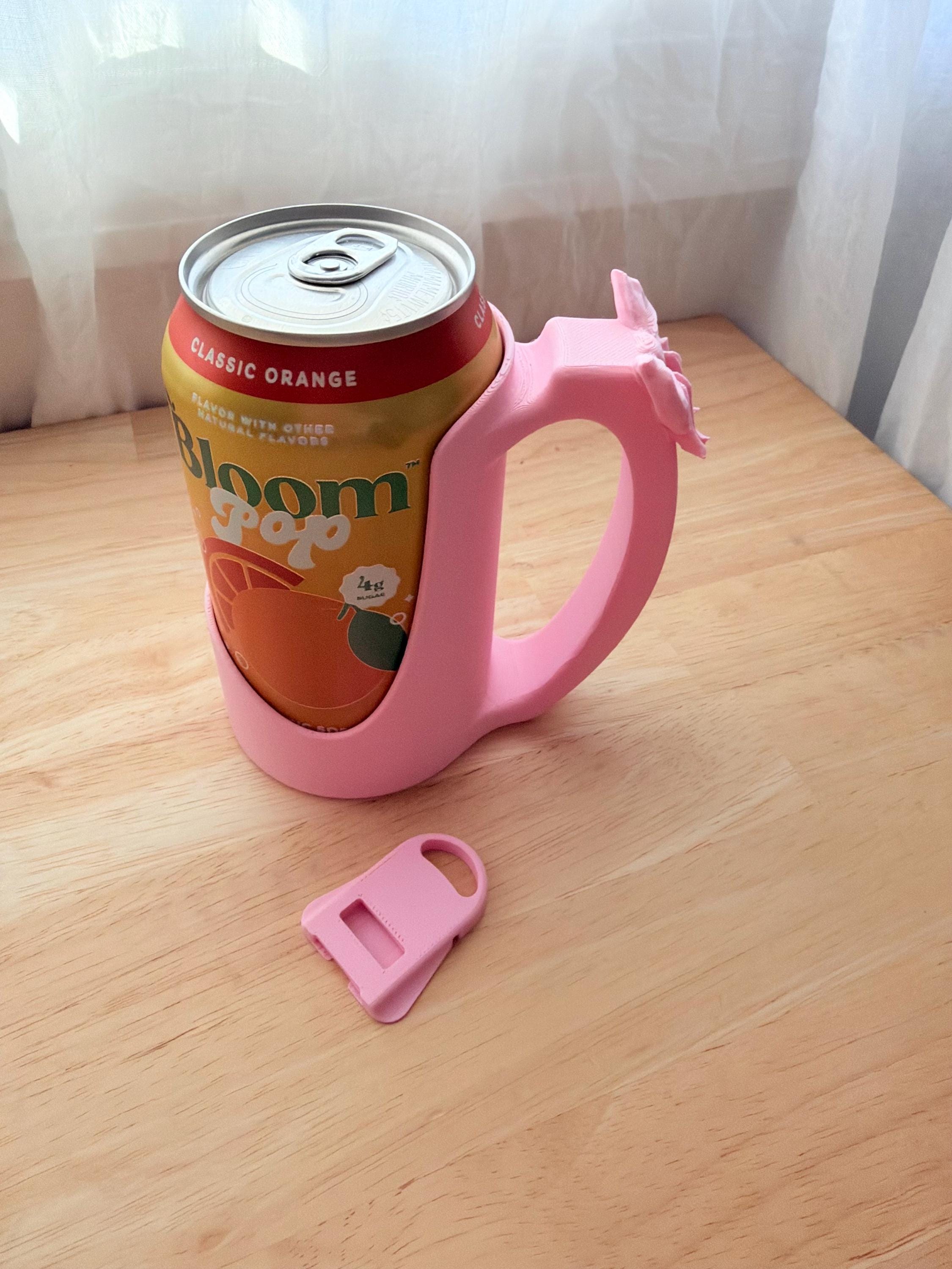 Bow Standard Can Holder With Matching Tab Opener, 3D Printed PLA