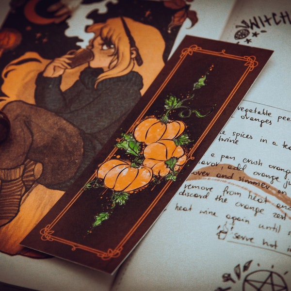 Pumpkin Magick Bookmark