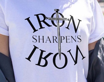 Iron Sharpens Iron Svg, Men's Ministry Svg, Christian Men's T Shirt, Brothers In Christ Svg. The Armor Of God Svg,Mens Christian T Shirt Svg