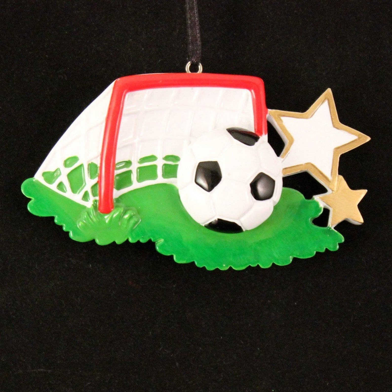 Soccer Ball Hand Personalized Christmas Tree Ornament Etsy