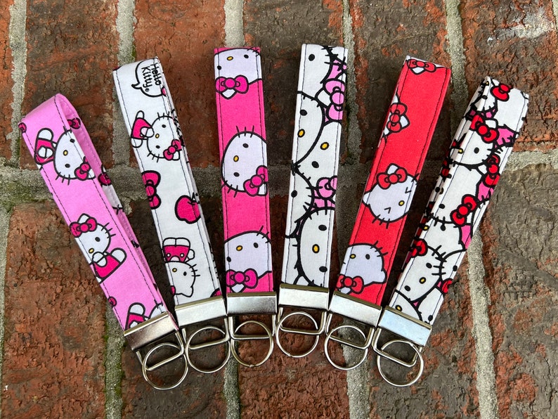 Keychain / Wristlet Hello Kitty Sanrio Etsy