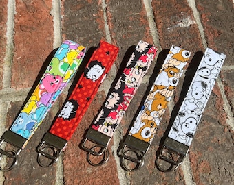 Keychain / Wristlet - Old School Characters