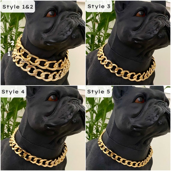 Cuban Link Dog Chain Gold Dog Collar Jewelry for Dog Chain Dog Collar Custom Dog Chain Dog Accessories Large Cuban Link Dog Necklace Etsy Australia