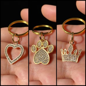 Heart Shaped Pet Collar Charm, Dog Collar Accessories, Charm For Dog Collar, Cat Collar Accessories, Small Pet Charm, Pet Accessories