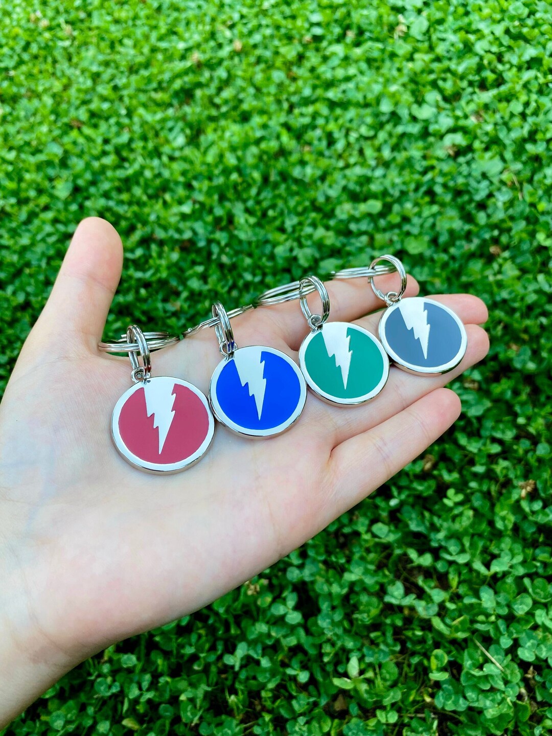 Personalized Dog Tag Lightning Bolt Dog Tag Lightning Pet Etsy