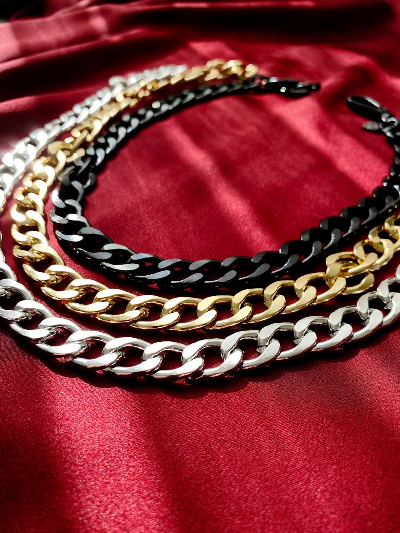 Cuban Link Dog Chain Pet Collar Chain Gold Dog Collar Etsy