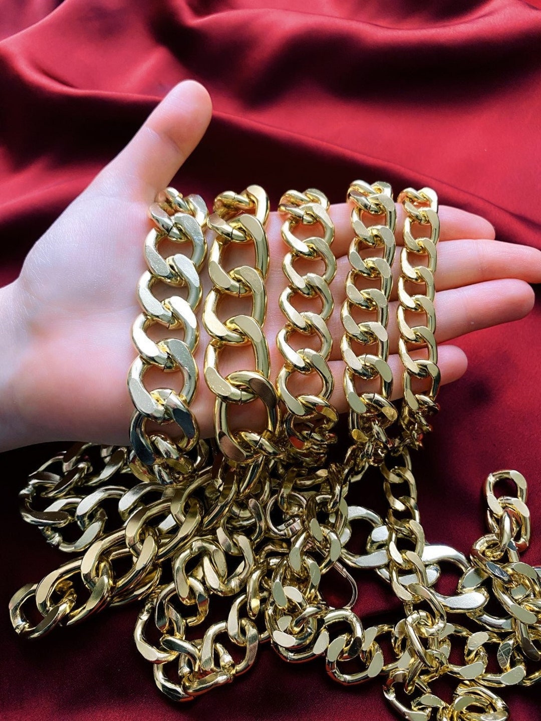 Cuban Link Dog Chain, Gold Dog Collar, Jewelry for Pet, Chain Dog