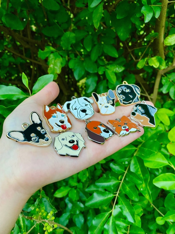 Enamel Dog Breed Tag: Personalized Pet ID, Engraved Alloy Tag
