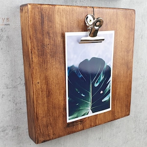 Supporto per cornice per foto in legno rustico / Appunti per foto in fattoria / Decorazioni per la casa / Più colori disponibili !!!