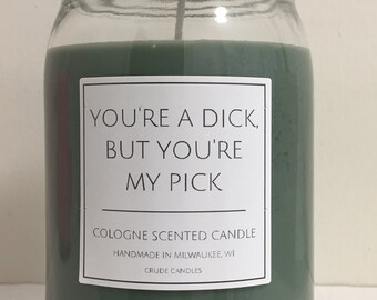 16oz Świeca Walentynkowa Dla Niego. Prezent Dla Chłopaka. Zabawne Nieodpowiednie Etykiety Na Świece. Unikalne Ręcznie Robione Świece. Świece Seksualne. Prezent Żart