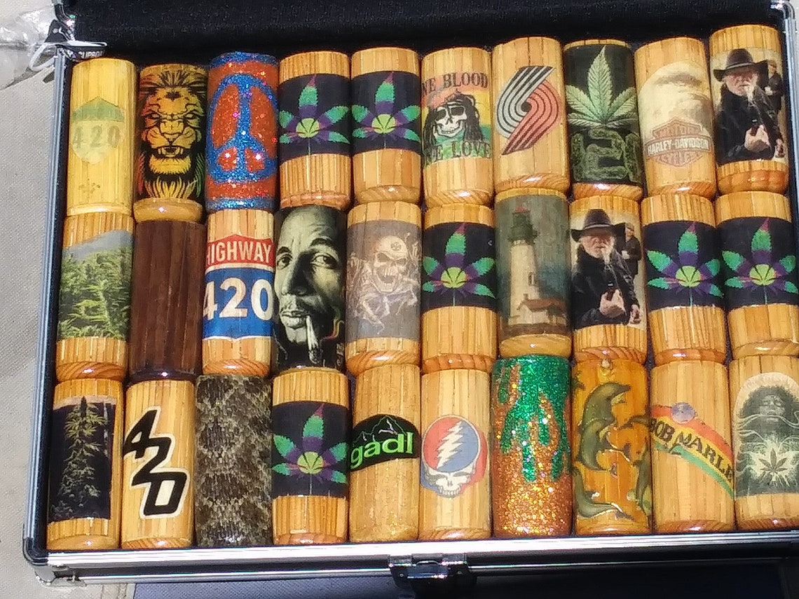 Custom wood bic lighter cases Etsy