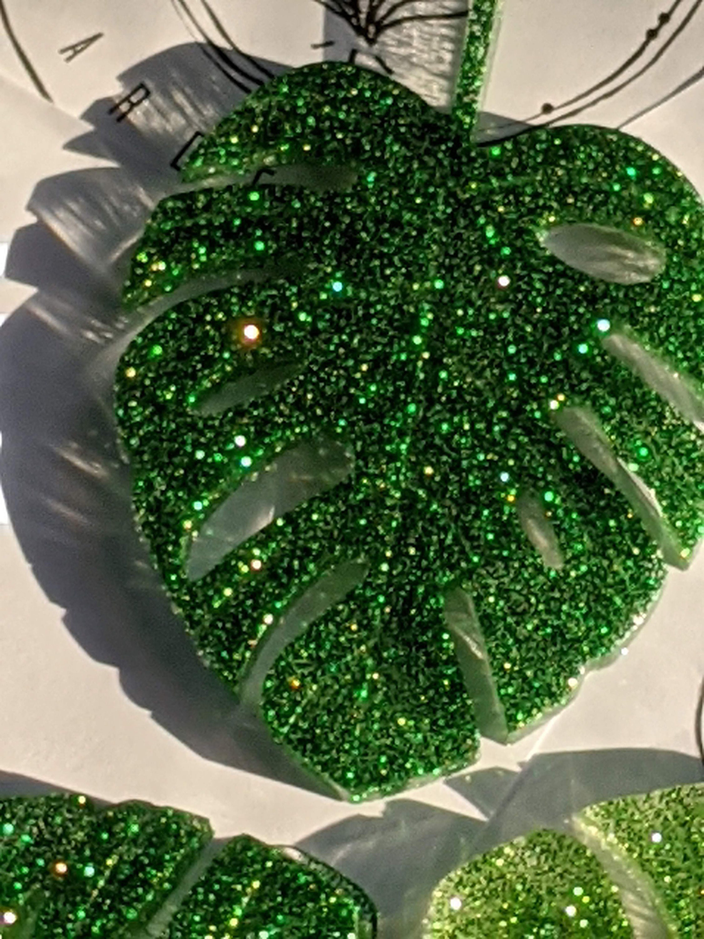 Sparkle Monstera Home Decor Plant Accessories Ornaments Etsy