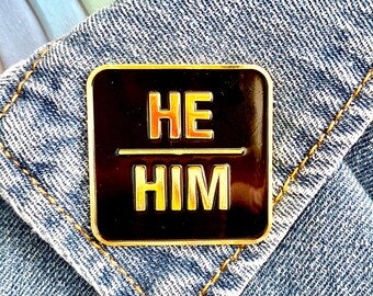 He Him His Pronouns Etsy He Him His Pronouns Etsy