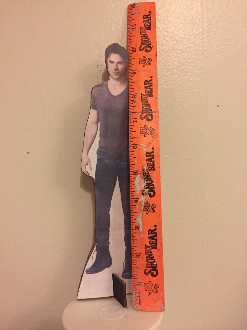 Damon Salvatore/Ian Somerhalder Miniature Cardboard Cutout Etsy