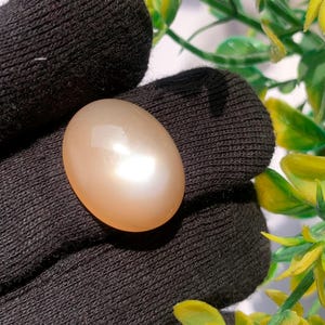 Gorgeous Peach Moonstone Flashy Oval Cabochon 22x16x6 mm Amazing Rare Quality, Collective Gemstone, For Jewelry Making 18.40 Carta Approx