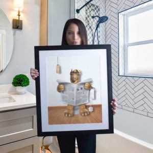 Benutzerdefinierte ALF- und Haustierporträts | Fun Nostalgische Kunst für 80er Jahre TV Fans | Personalisierte Drucke und Leinwand Einzigartige Wohnkultur und Geschenke Schnelle Lieferung