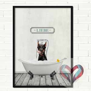 Custom Pet Portrait Bathroom Art Personalized gifts Dog Green color bathtub portrait Custom Pet Dog Cat Funny gifts Mother's day gift 2023